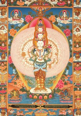  Bodhisattva Avalokiteshvara Riding a White Elephant! A Breathtaking Depiction of Compassion and Power