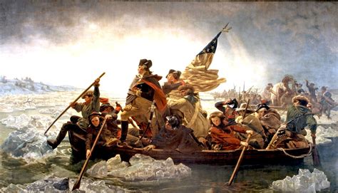 The Washington Crossing the Delaware ¡Una oda épica al patriotismo americano en plena tormenta!